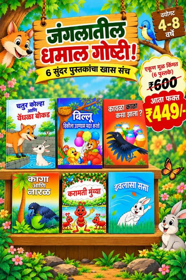 Jangalatil Dhamal Goshti! – A Special Collection of Six Delightful Children's Books