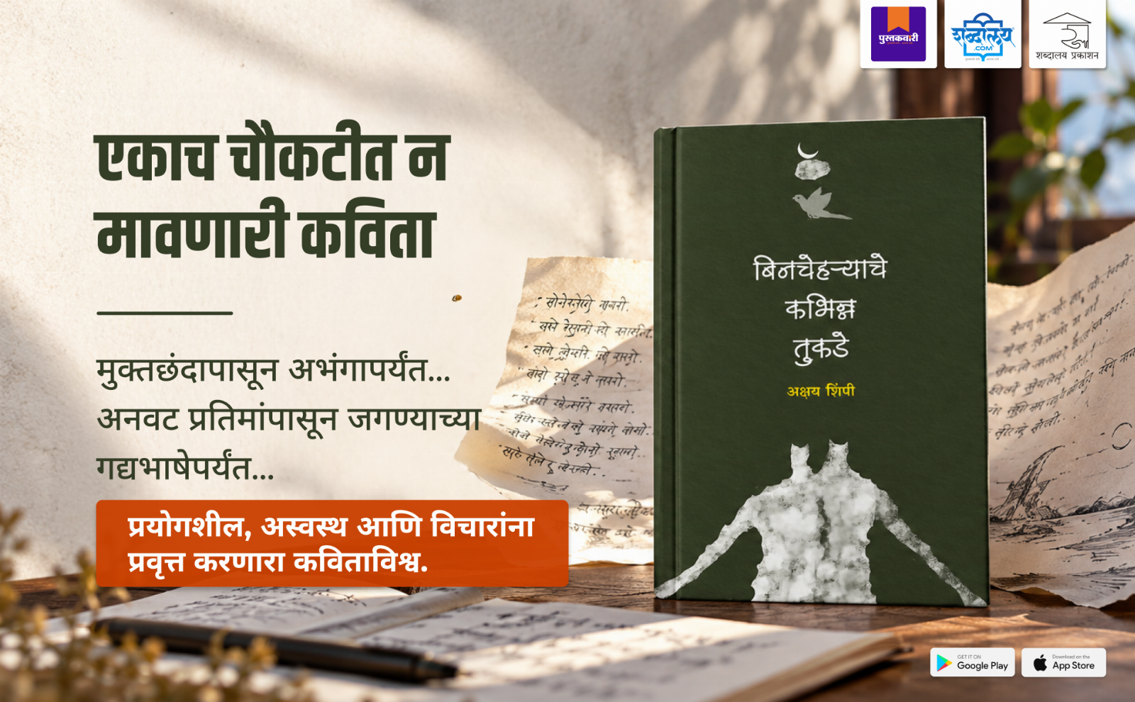 बिनचेहर्‍याचे कभिन्न तुकडे — highlight